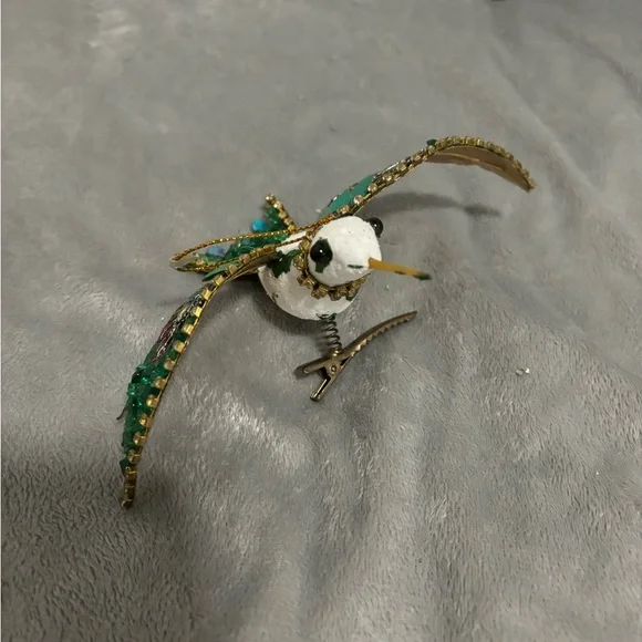 Lot of turquoise Christmas ornaments - Picture 11 of 12